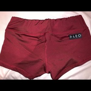 Fleo Maroon 3” shorts
